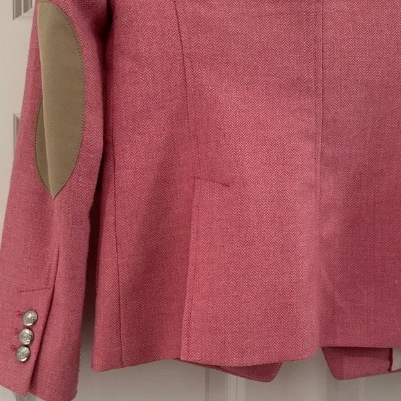 Banana Republic Pink Blazer with Elbow Patches - Picture 6 of 6